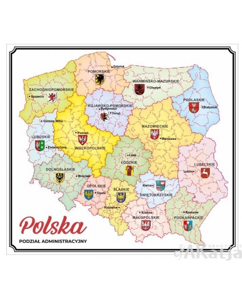 Polska - Mapa Administracyjna