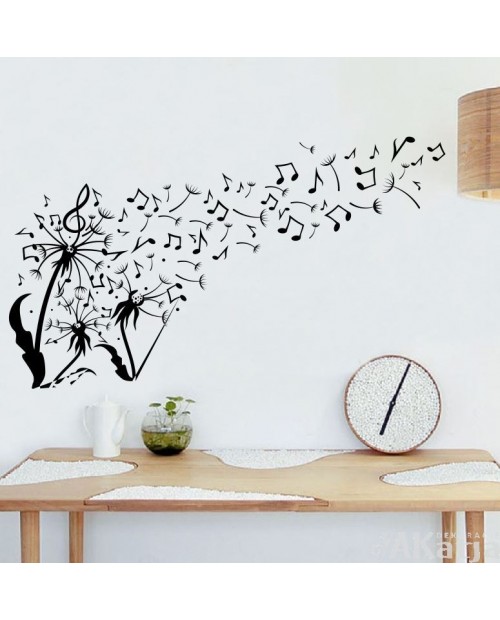 Naklejka Dmuchawiec i Nuty