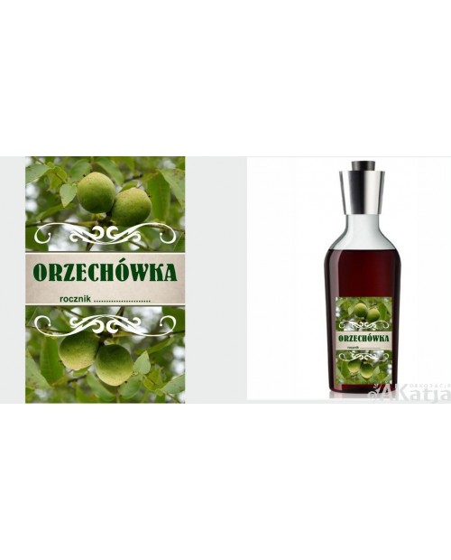 Etykiety na Orzechówkę