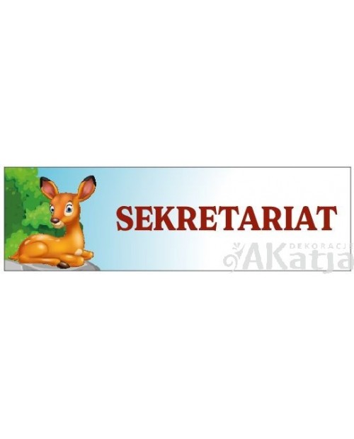 Tabliczka - Sekretariat