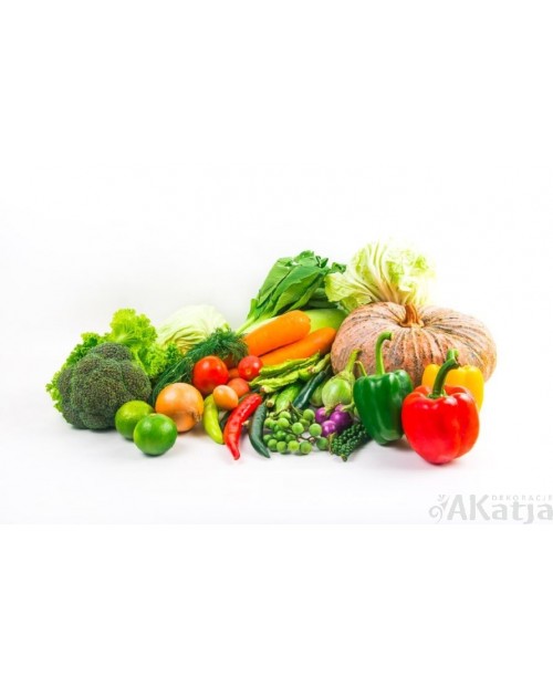 Owoce i warzywa na białym tle1
