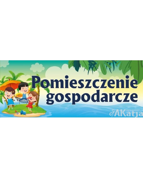 Tabliczka - Pomieszczenie Gospodarcze