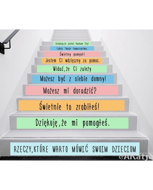 Naklejki na schody: Rzeczy które warto mówić swoim dzieciom