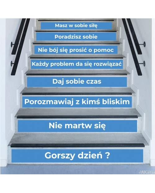 Naklejki na schody: Gorszy Dzień?