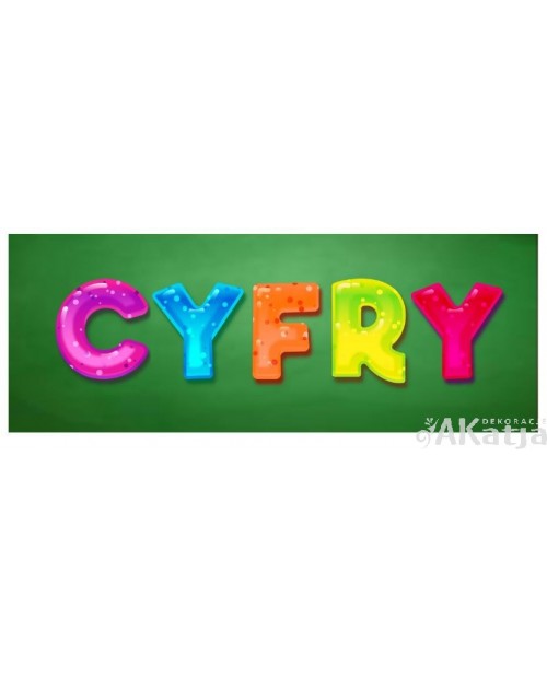 Naklejka: Cyfry