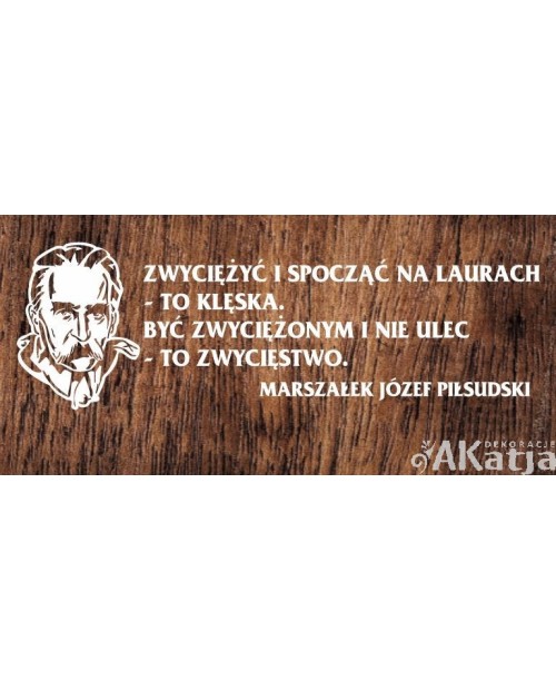 Zestaw: Cytat Marszałek Józef Piłsudski