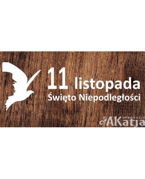 11 Listopada Święto Niepodległości- wycinanka z kartonu