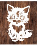 Kotek- wycinanka z kartonu