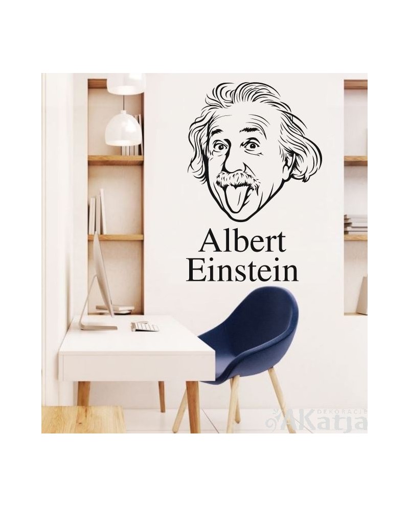 Naklejka: Albert Einstein