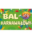 Bal Karnawałowy- Baner do szkoły i przedszkola