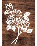 Bukiet róż- wycinanka z kartonu