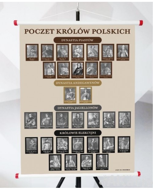 Plansza - Poczet królów polskich