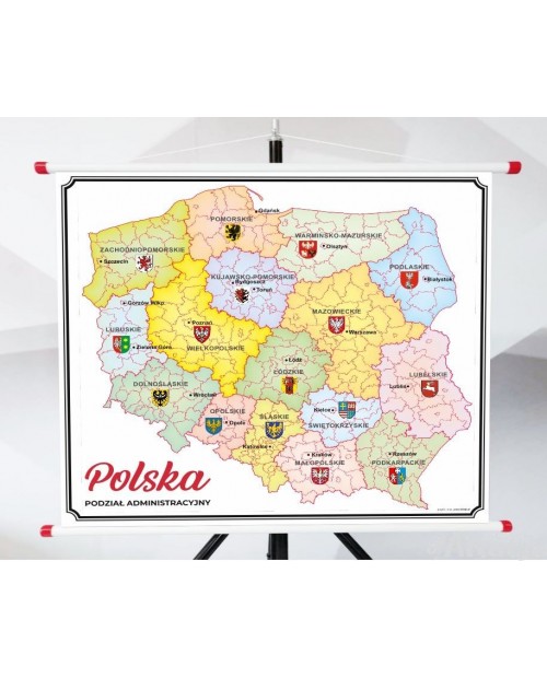 Plansza - Mapa Administracyjna Polski
