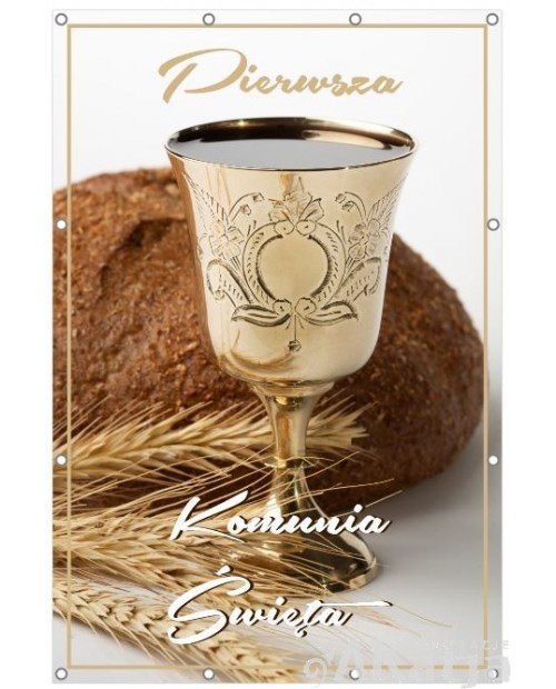 Pierwsza Komunia Święta- Baner okazjonalny pionowy