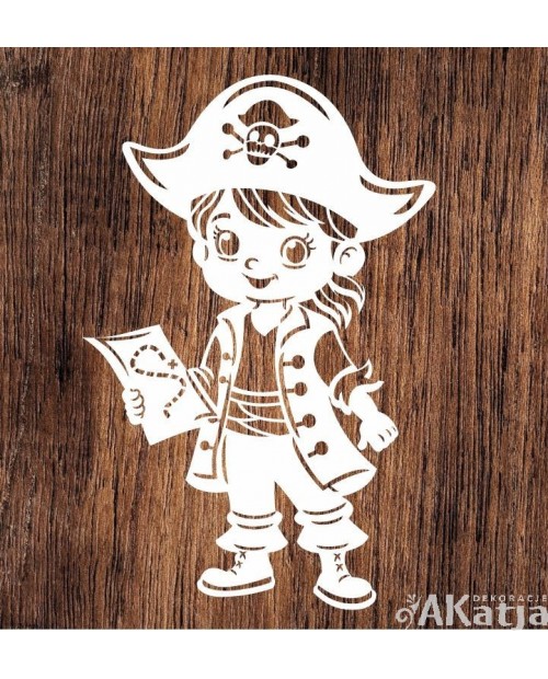 Pirat- wycinanka z kartonu