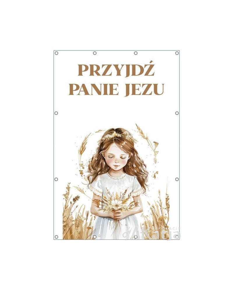 Przyjdź Panie Jezu- Baner komunijny