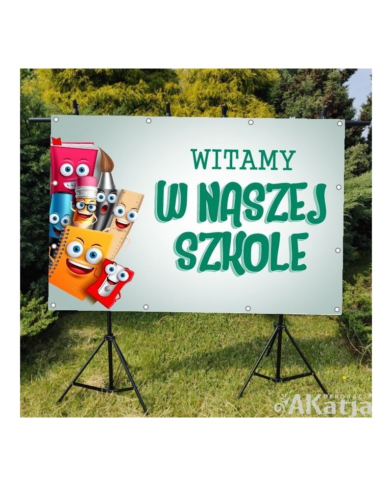 Witamy w Naszej Szkole- Baner do szkoły i przedszkola