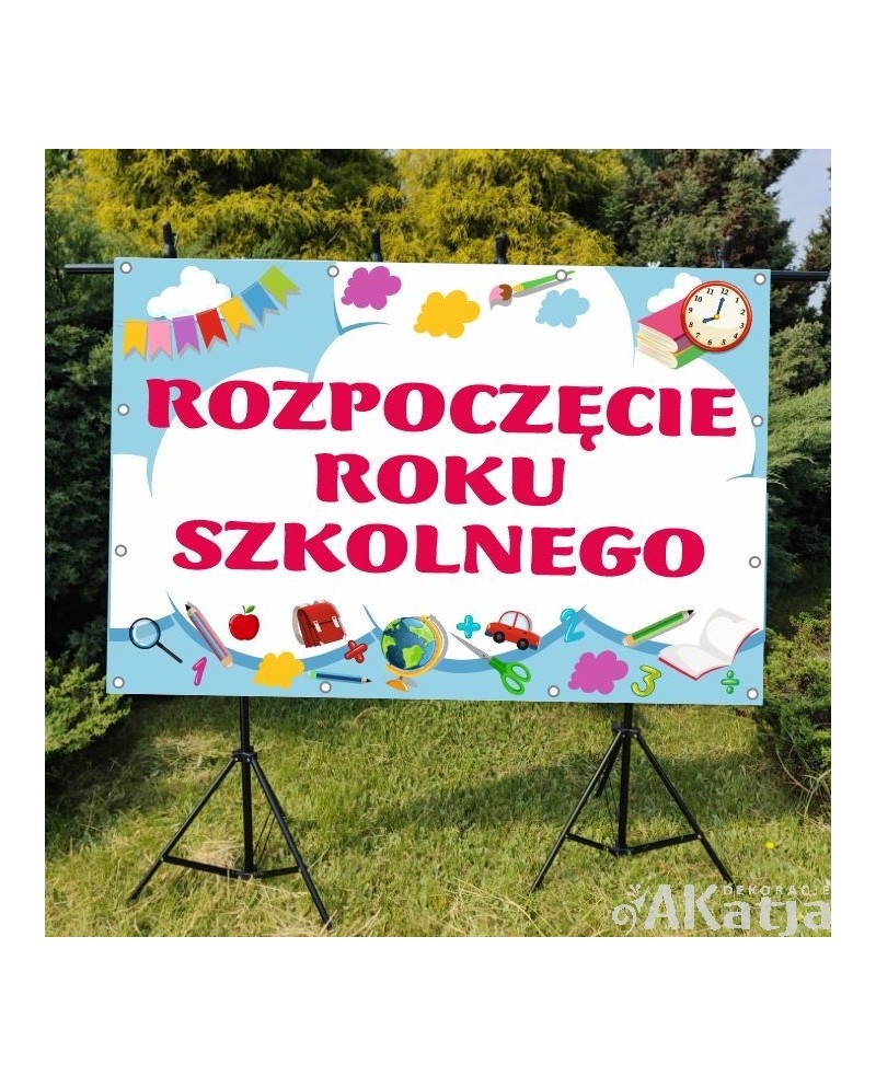 Rozpoczęcie Roku Szkolnego- Baner do szkoły i przedszkola