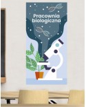 Naklejka na ścianę: Pracownia Biologiczna