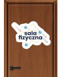 Naklejka na drzwi sali lekcyjnej- fizyka