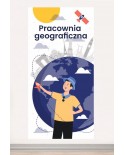 Naklejka na ścianę: Pracownia Geograficzna