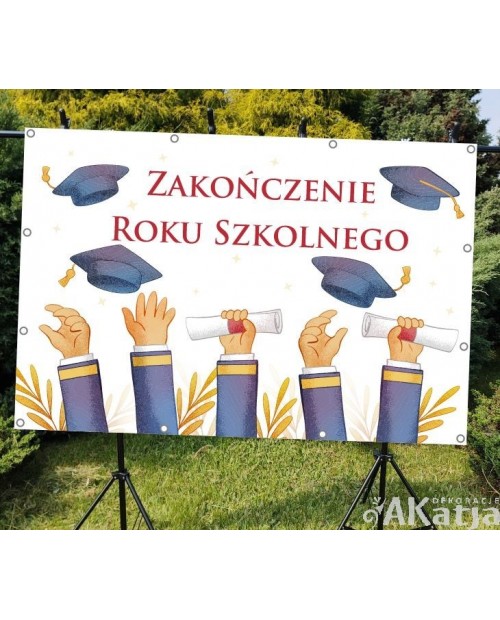 Zakończenie roku szkolnego- Baner do szkoły