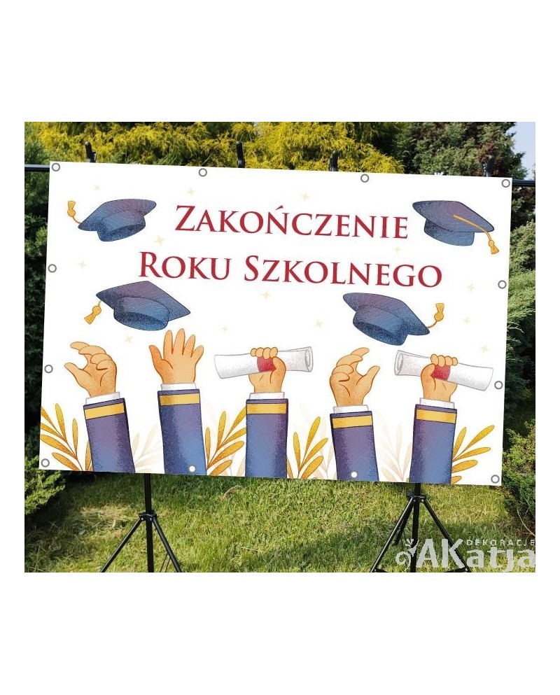 Zakończenie roku szkolnego- Baner do szkoły i przedszkola