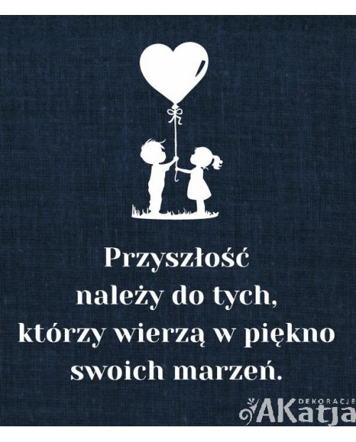 Przyszłość należy do tych...- wycinanka z kartonu