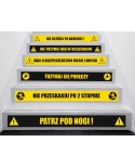 Naklejki na schody: Zasady zachowania na schodach