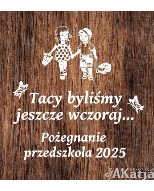 Zestaw: Tacy byliśmy jeszcze wczoraj...- wycinanka z kartonu
