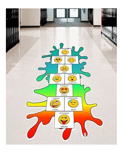 Gra podłogowa- Emocje