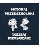 Wczoraj przedszkolaki dzisiaj pierwszaki- WYCINANKA Z KARTONU