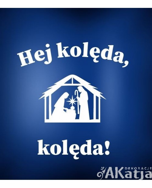 Hej kolęda, kolęda!- wycinanka z kartonu