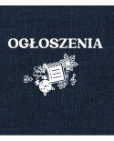 Ogłoszenia- wycinanka z kartonu