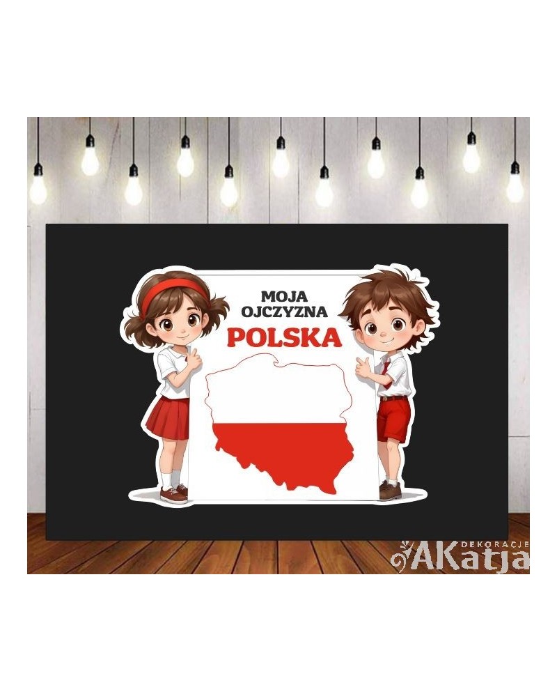 Polska moja ojczyzna- zestaw dekoracji do gazetek szkolnych