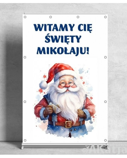 Witamy Cię Święty Mikołaju- Baner do szkoły i przedszkola