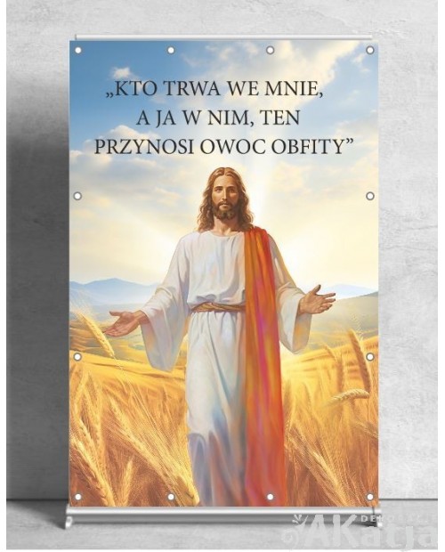 Kto trwa we mnie- Baner religijny