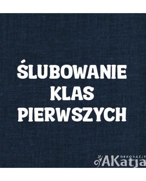 Ślubowanie Klas Pierwszych- wycinanka z kartonu