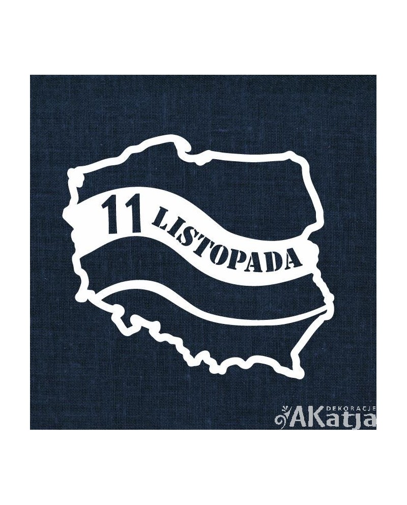 11 Listopada- wycinanka z kartonu