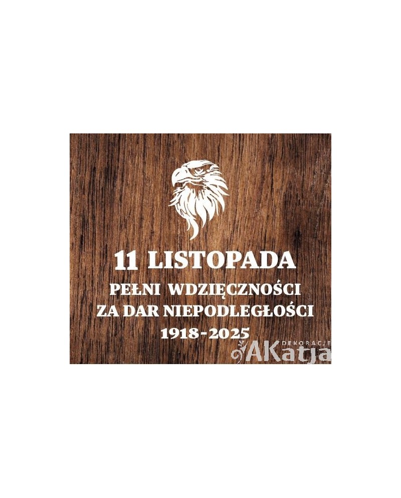 Zestaw: Orzeł 11 Listopada- wycinanka z kartonu