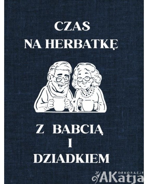 Czas na herbatkę z babcią i dziadkiem- wycinanka z kartonu