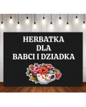 Herbatka dla Babci i Dziadka- zestaw dekoracji do gazetek szkolnych