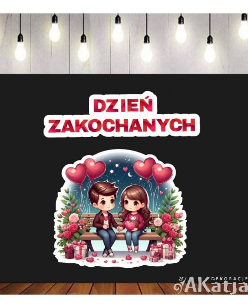 Dzień Zakochanych- zestaw dekoracji do gazetek szkolnych