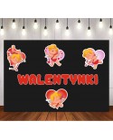 Walentynki: aniołki- dekoracje do gazetek szkolnych