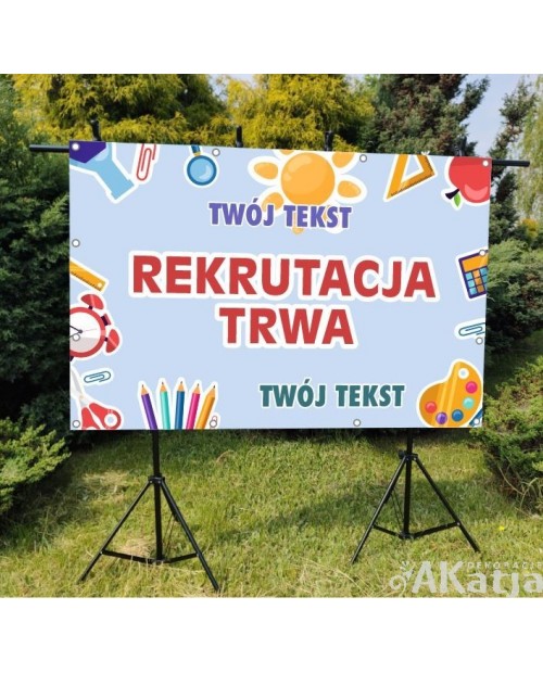 Rekrutacja- baner do szkoły i przedszkola