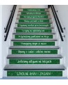 Naklejki na schody: Szkolne rady i zasady