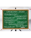 Plansza- Szkolne rady i zasady
