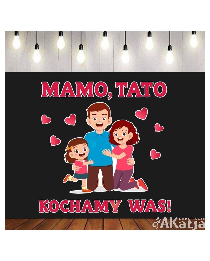Mamo, Tato Kochamy Was!- dekoracje do gazetek szkolnych