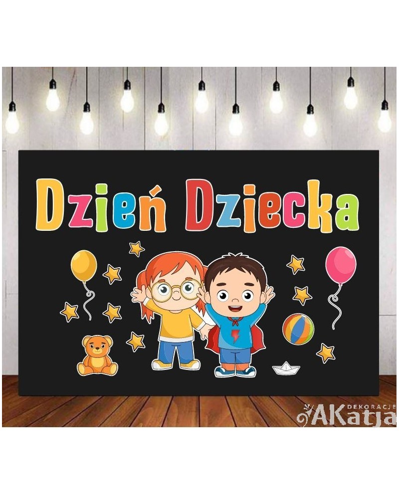 Dzień Dziecka- dekoracje do gazetek szkolnych