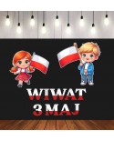 Wiwat 3 maj- dekoracje do gazetek szkolnych